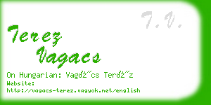 terez vagacs business card